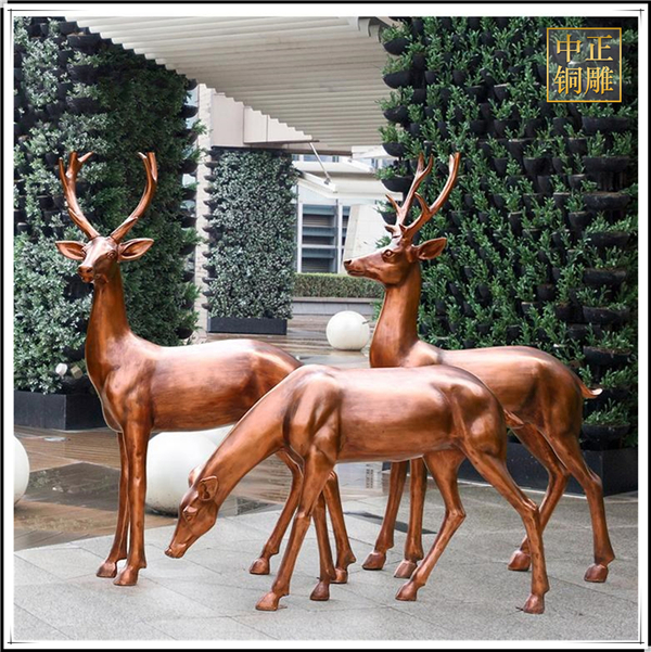 小區銅鹿雕塑.jpg 小區銅鹿雕塑.jpg