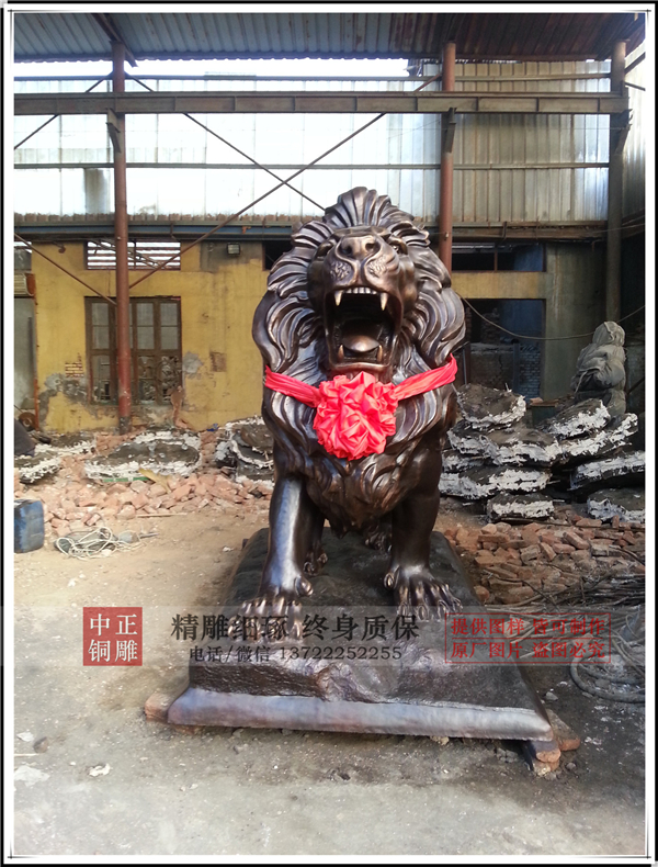 鑄銅獅子雕塑.jpg 鑄銅獅子雕塑.jpg