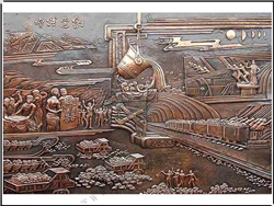 銅浮雕壁畫應用 銅浮雕壁畫應用