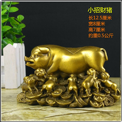 風(fēng)水純銅豬