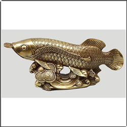 純銅魚(yú)擺件