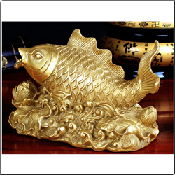 如意金龍魚(yú)擺件