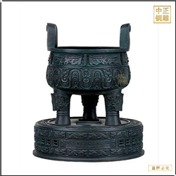 大號(hào)圓形銅鼎鑄造 大號(hào)圓形銅鼎鑄造