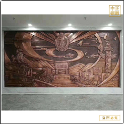 室內鍛銅浮雕鑄造