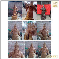 鑄銅持刀關公定制 鑄銅持刀關公定制