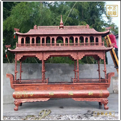 露天鑄銅長方形香爐 露天鑄銅長方形香爐