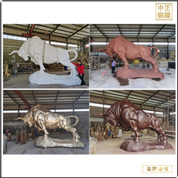 大號(hào)開荒銅牛擺件