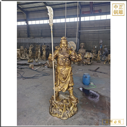 站像關公銅雕 站像關公銅雕