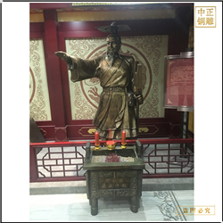 景區大禹人物雕塑 