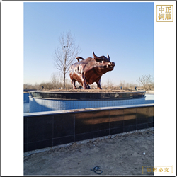 華爾街牛銅雕生產廠家 