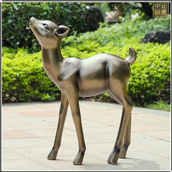 小鹿雕塑定制 小鹿雕塑定制