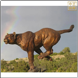 大型豹子銅雕塑鑄造廠家 大型豹子銅雕塑鑄造廠家