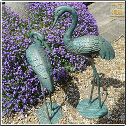 景觀仙鶴銅雕塑 景觀仙鶴銅雕塑