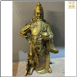 純銅關公雕塑像 純銅關公雕塑像
