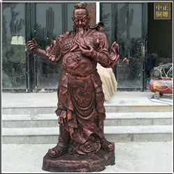 關公站像雕塑 關公站像雕塑