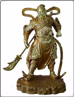 提刀關(guān)公銅像 提刀關(guān)公銅像