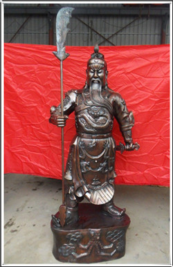 1米銅關(guān)公像 1米銅關(guān)公像