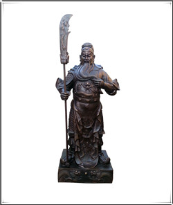 立刀關(guān)公銅像 立刀關(guān)公銅像