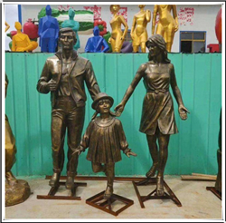 一家三口主題人物雕塑 一家三口主題人物雕塑
