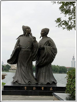 定做李白古代人物雕塑 定做李白古代人物雕塑