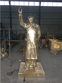 廠家直銷(xiāo)毛主席揮手雕塑