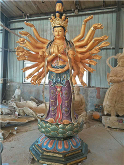 鑄銅千手觀(guān)音雕塑