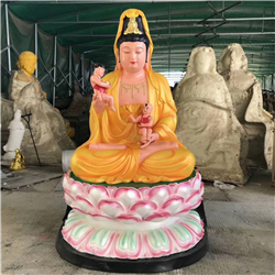 自在觀(guān)音像雕塑