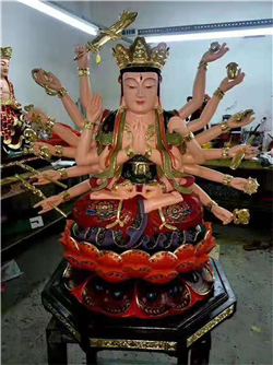 坐像觀(guān)音菩薩雕塑