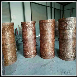 轉(zhuǎn)經(jīng)筒鍛銅雕塑 轉(zhuǎn)經(jīng)筒鍛銅雕塑